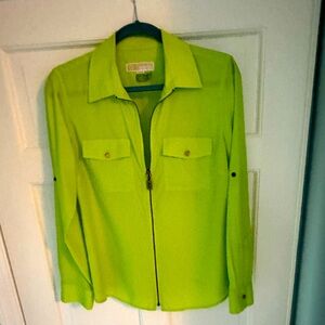 Michael Kors Chartreuse Blouse.